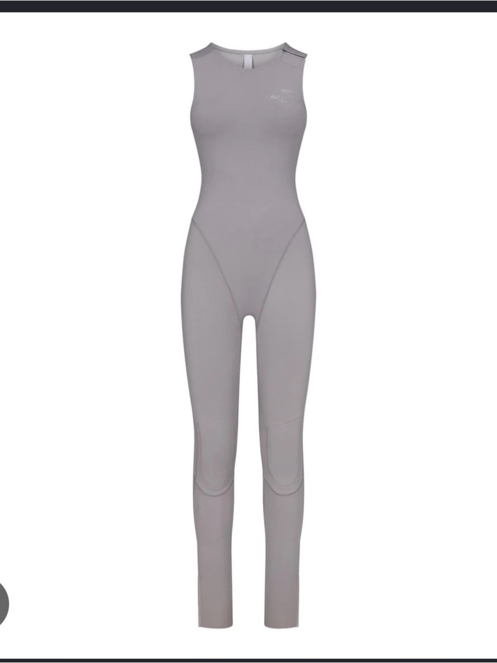 SKIMS Grey Sculpting Sleeveless Jumpsuit